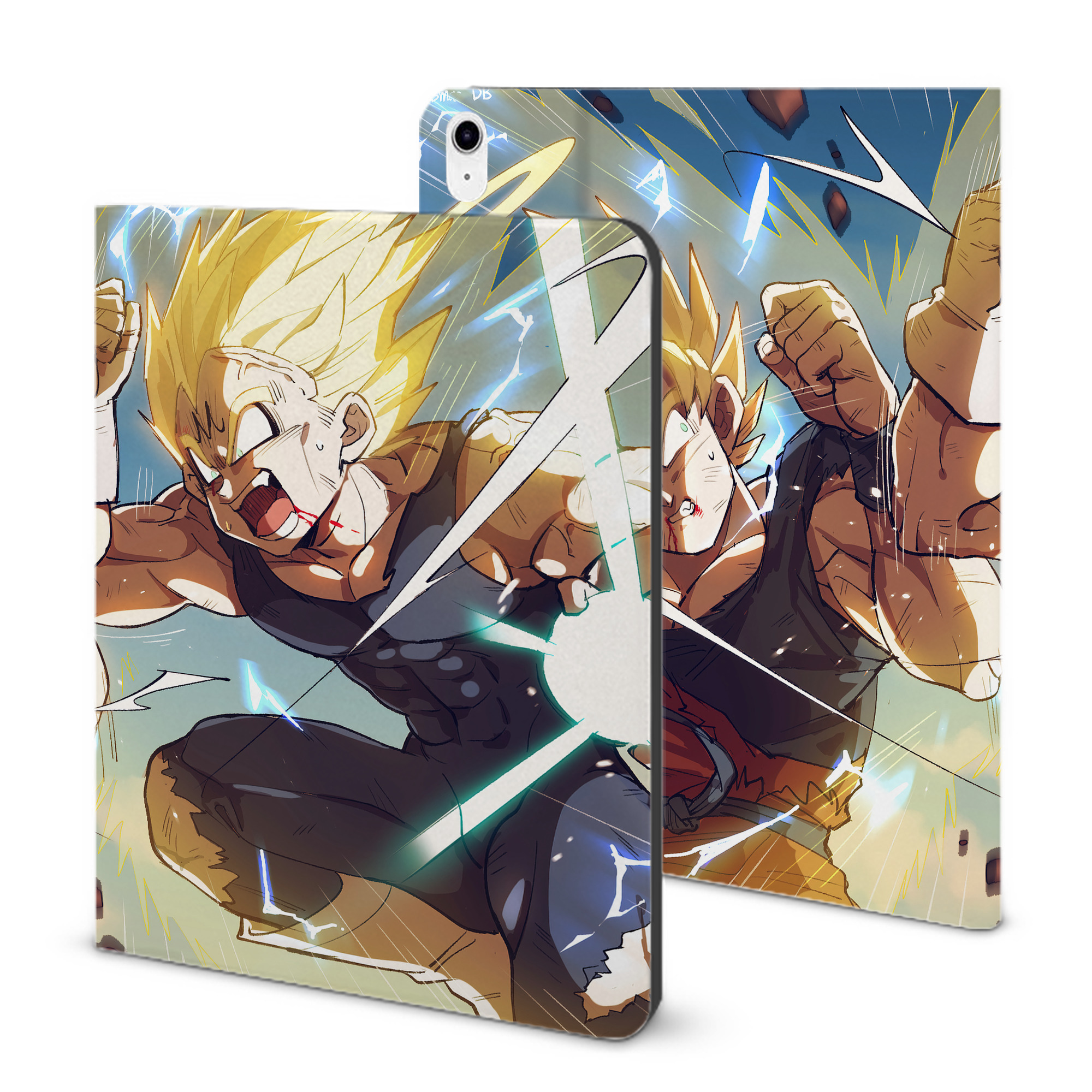 （画像用） ドラゴンボール DRAGON BALL IPad ケース ブック型 PUレザー TPU 耐衝撃 軽量 薄型 ペン収納なし 全面保護 IPad 各モデル対応